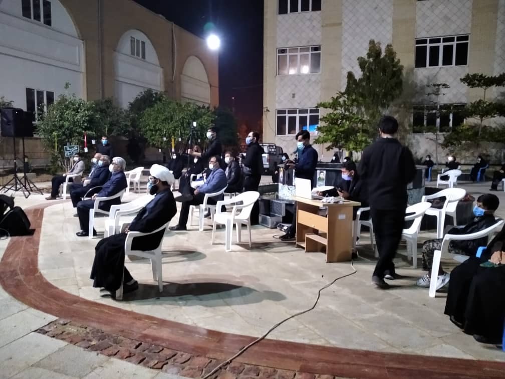 اجراي گروه سرود در مراسم سالگرد سردار سليماني